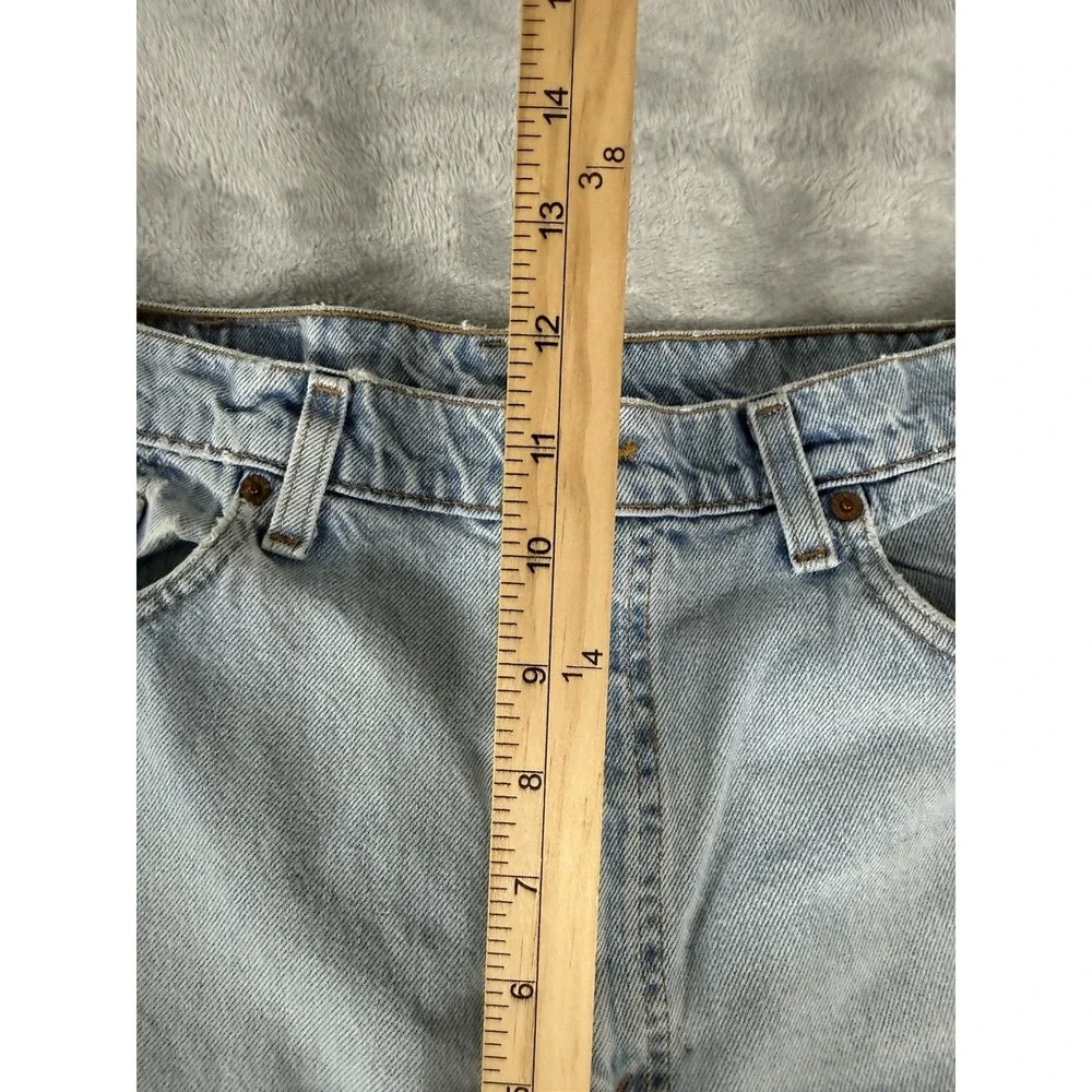 Levis 550 Jeans Mens 38x34 Relaxed Fit Straight Leg Made In USA 90's Light Wash